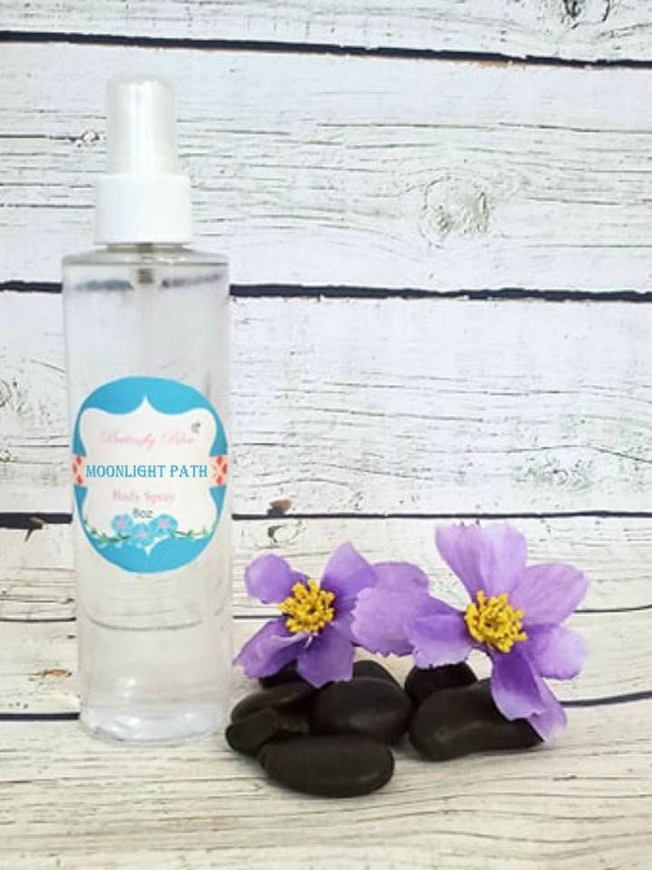 Moonlight Path Floral Scented Body Mist and Spray for wholesale by Butterfly Bliss