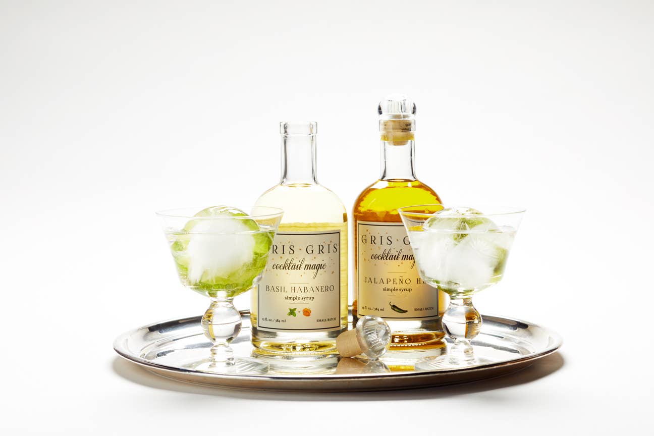 Gris Gris Cocktail Magic – wholesale Cocktail mix/syrup – Basil Habanero Simple Syrup3