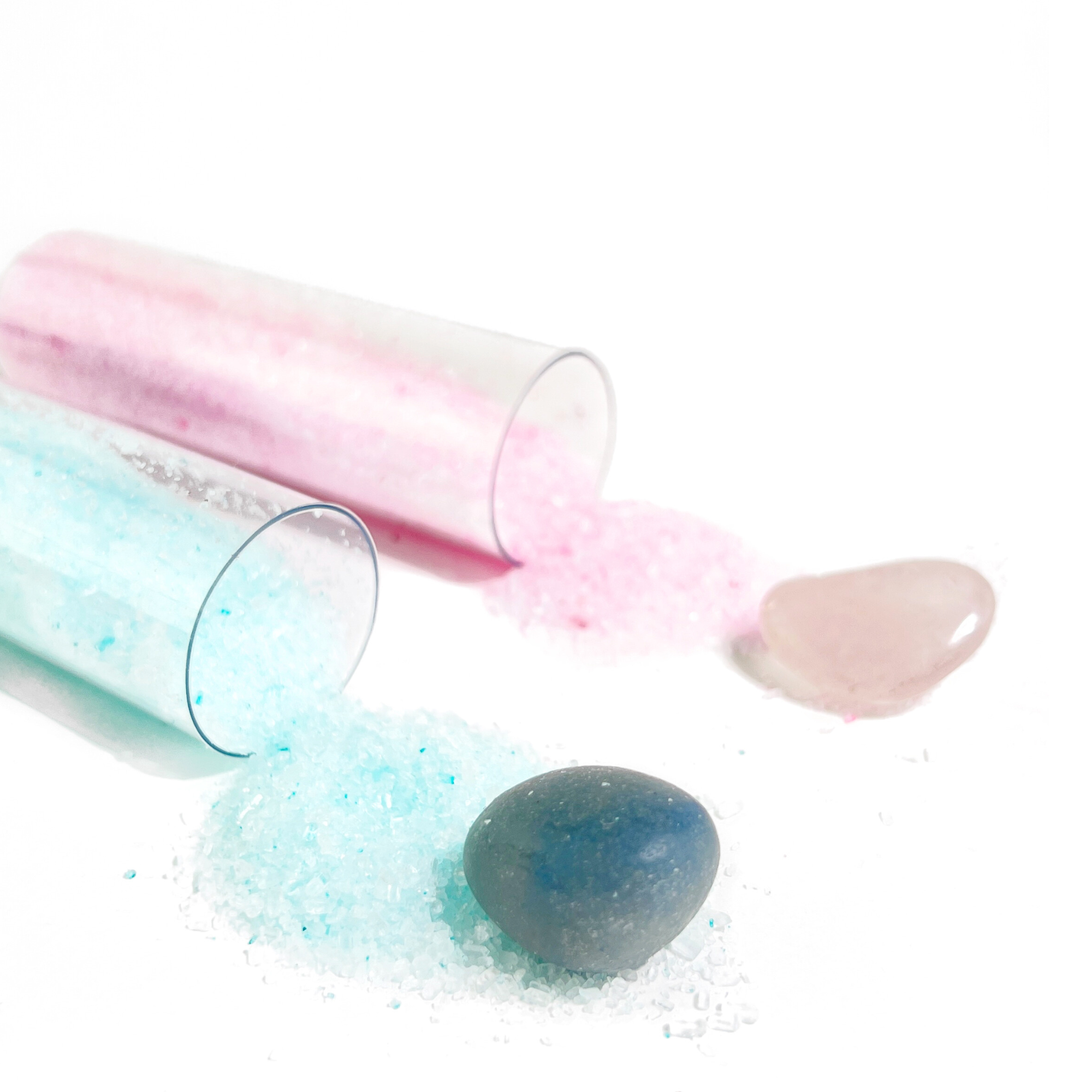 Sow the Magic - Wholesale Bath Salts - Gem Infused Salt Soak Duo with Rose Quartz + Blue Aventurine4