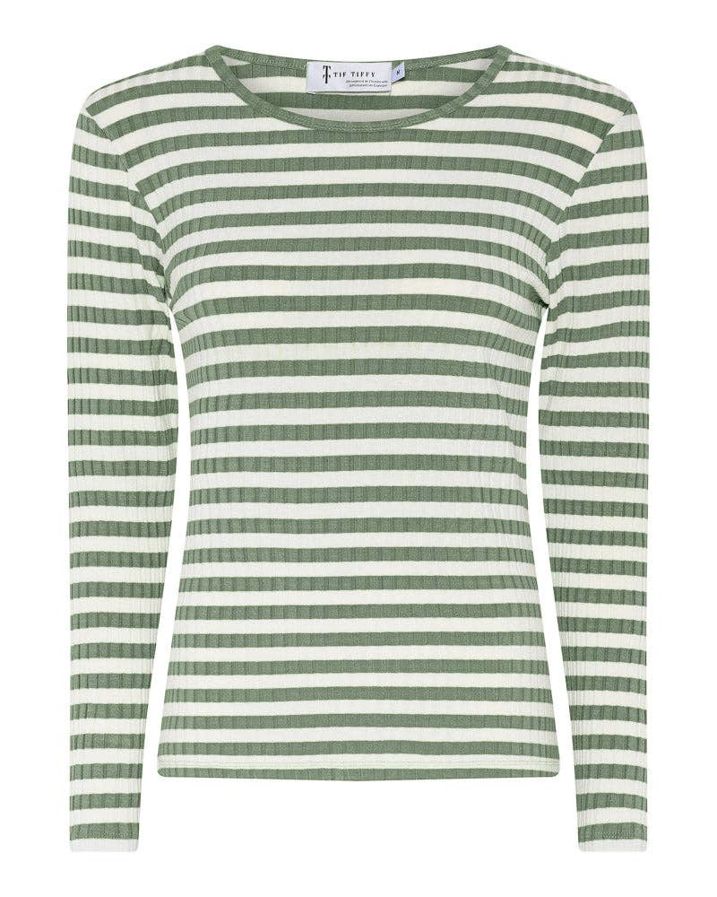 TIF TIFFY - Wholesale T-Shirt - Women's - JanettTT Stripe T-Shirt11