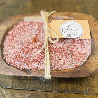 Bougie de soja Crystal Dough Bowl - Baja Cactus pour la vente par Grant Candle Co.