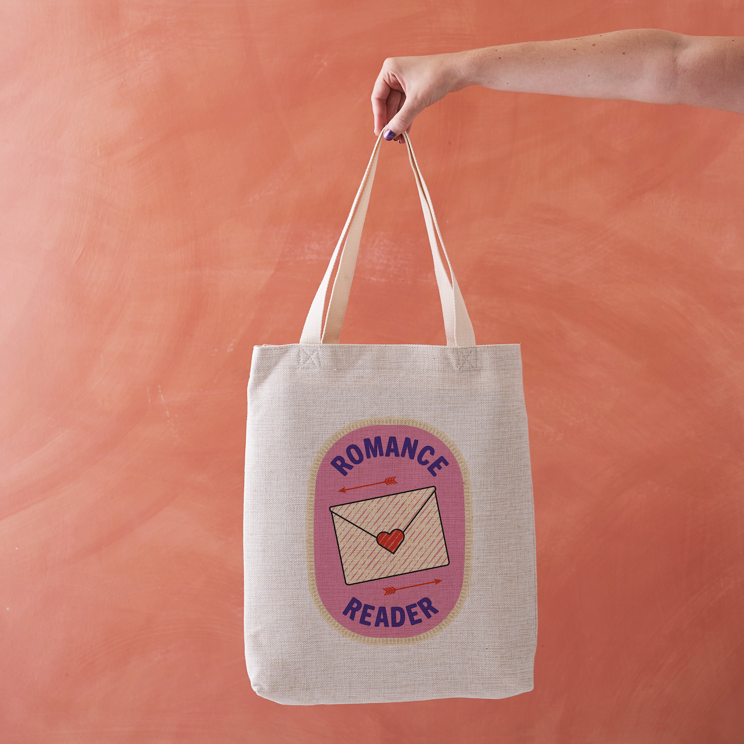 Bookishly (US Duties Paid) - Wholesale Tote Bag - Women's -  Romance Reader Tote Bag – Bookish Merit Badge Style1