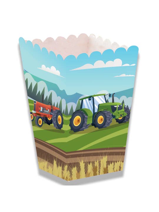 Fiestora - Wholesale Decorative Box - Tall Tractor Box 5 x 5 x 12 cm