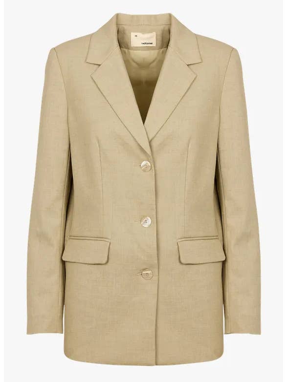 The Korner - USA - Wholesale Blazer – Women's - TK24251055 - Ladies Solid Button Up Blazer8