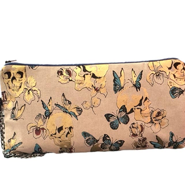 Queeny Skull clutch voor wholesale door Mademoiselle Peste Paris