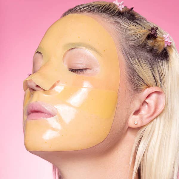 Avatara - Wholesale Skincare face mask - Mango Boba Nourishing Hydrogel Mask2