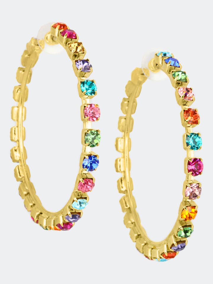 Valencia Mega Hoops för wholesale av Krystal London