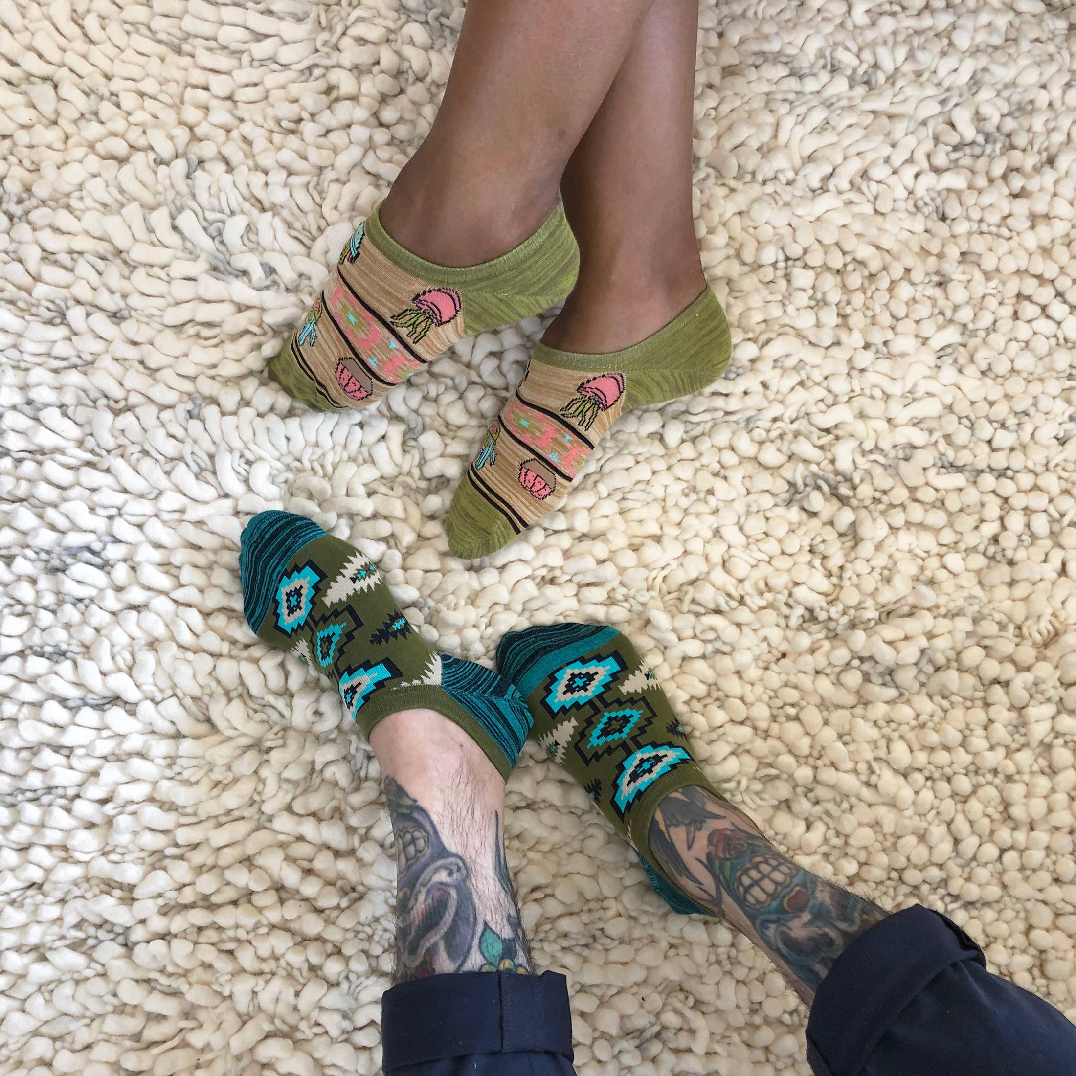 Oooh Yeah/Sock It Up/Oooh Geez Slippers - Vendita all'ingrosso Calzini - Donna - Cactus Hugs | Calzini eleganti da donna in cotone premium2