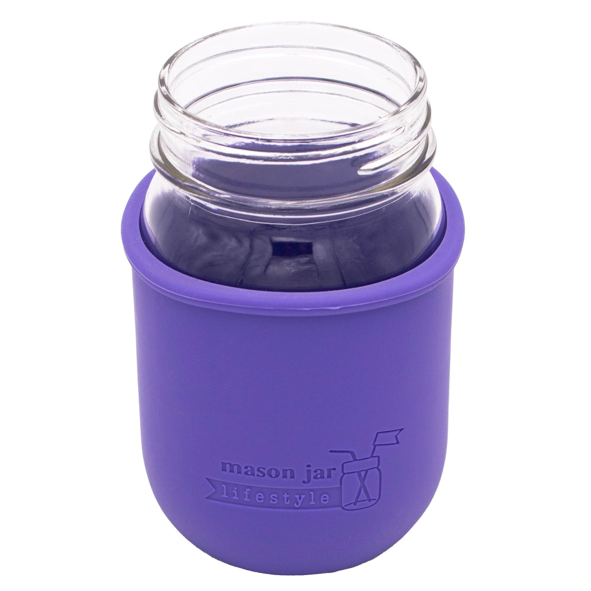 Mason Jar Lifestyle - Wholesale Drink Huggers & Koozies - Silicone Sleeve for Regular Mouth Pint 16oz Mason Jars20