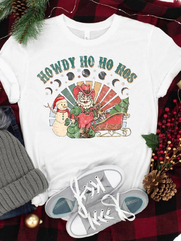 Howdy Ho Ho HO's Tee for wholesale by Hank & Scoot