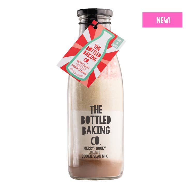 Mistura para Tábua de Bolachas de Chocolate Pegajoso e Alegre - 750ml por atacado de The Bottled Baking Co.