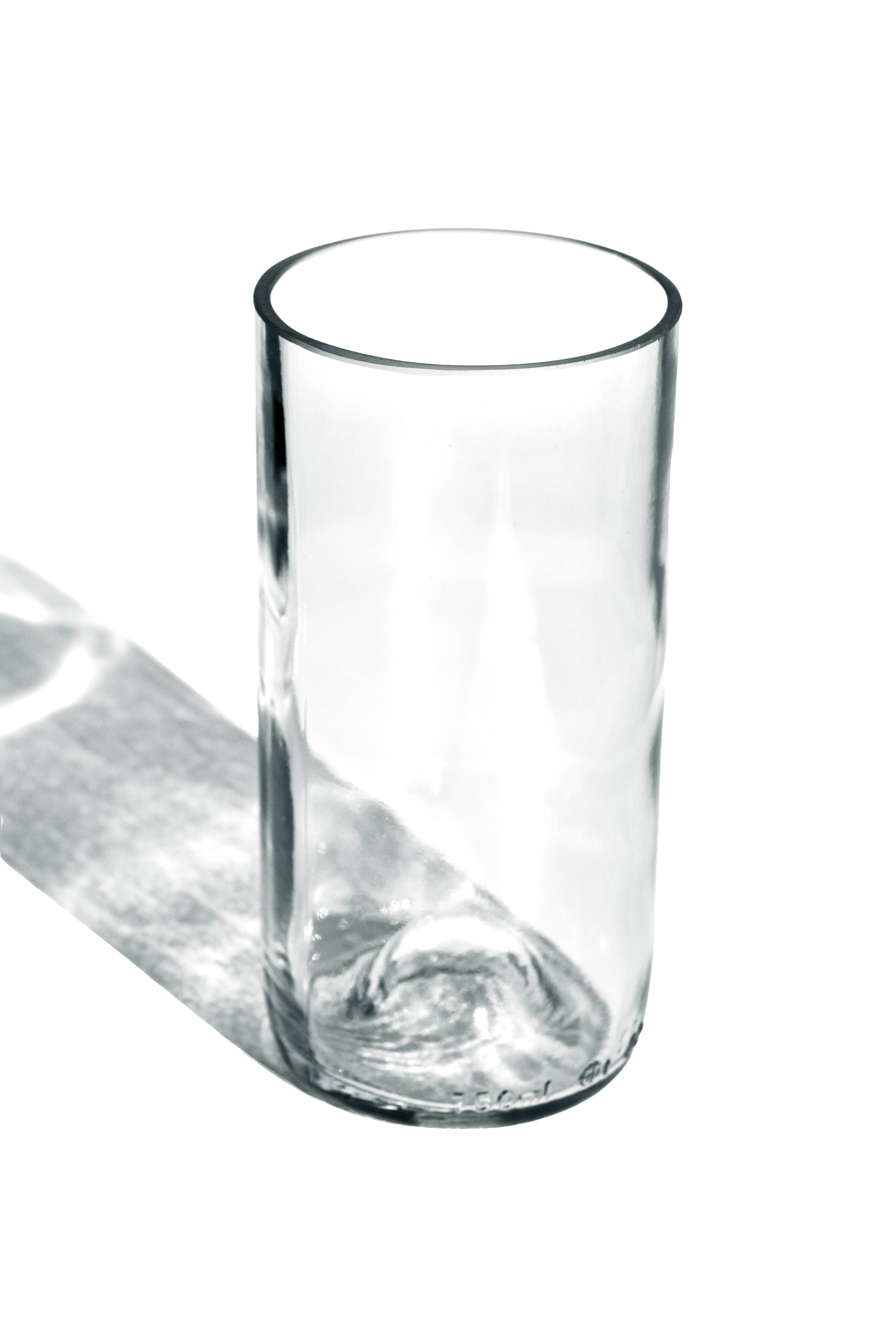Ethical Global - Wholesale Drinking Glass/Cup - Plain Eco Drinking Glasses Upcycled 2 Pack - 12 /16 Oz.5