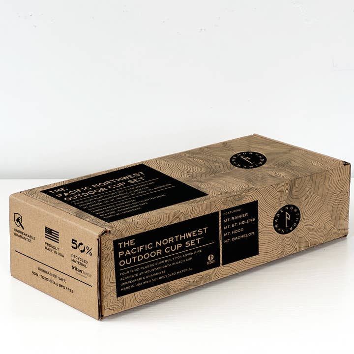 North Drinkware - Wholesale Drinking Glass/Cup - The Pacific Northwest Outdoor Cup Set5