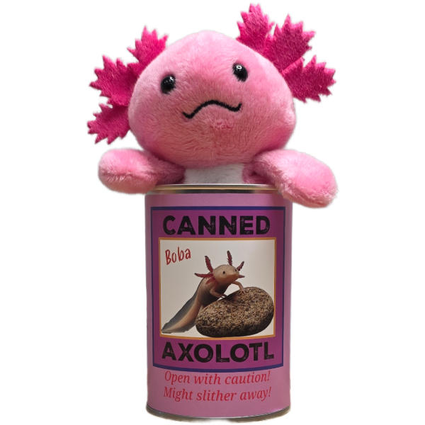 Canned Gifts - Wholesale Stuffed/Plush Toy - Kids & Baby - Canned Axolotl | Stuffed Animal Plush w/Jokes | Unique Gift6
