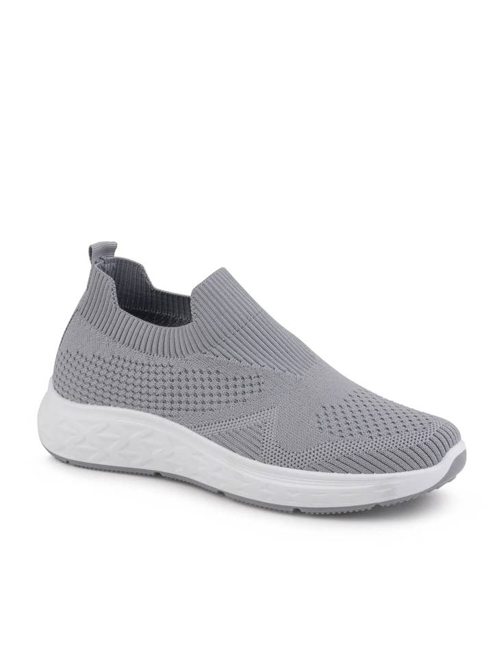 BeShoes Distribuição - Wholesale Slip On Sneakers - Women's - Cunha Women's Sneaker Grey Beshoes-2151JB92C