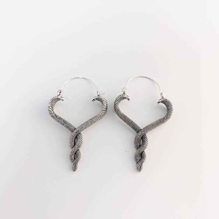 Tenzing Collections - Wholesale Dangle Earrings - Snake Earrings, Golden and Silver5