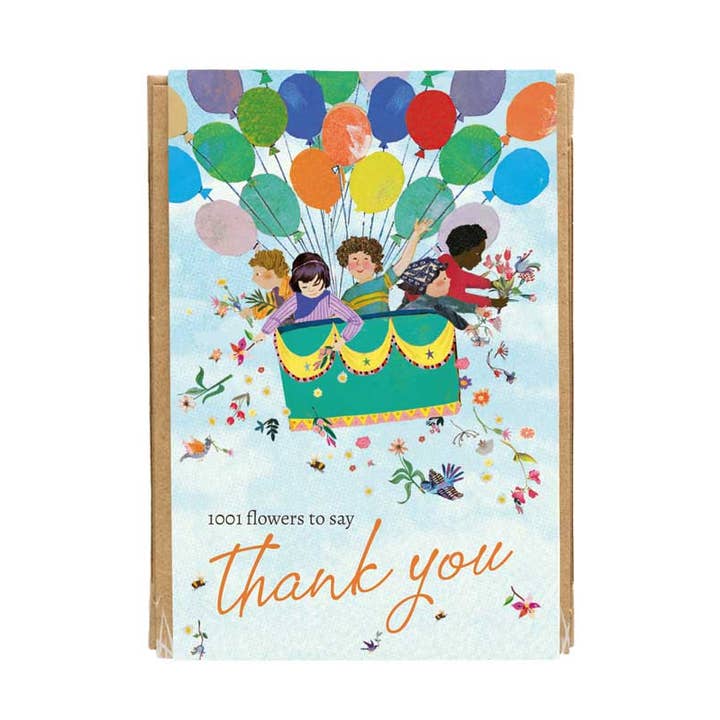 1001 Flowers Thank You – Mini Gift Box with 4 Blossombs for wholesale by Blossombs