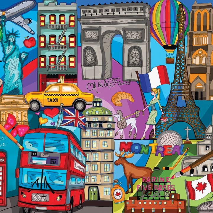 JaCaRou Puzzles Inc. - Wholesale Puzzle - Adult - Jigsaw Puzzle - TRAVELING