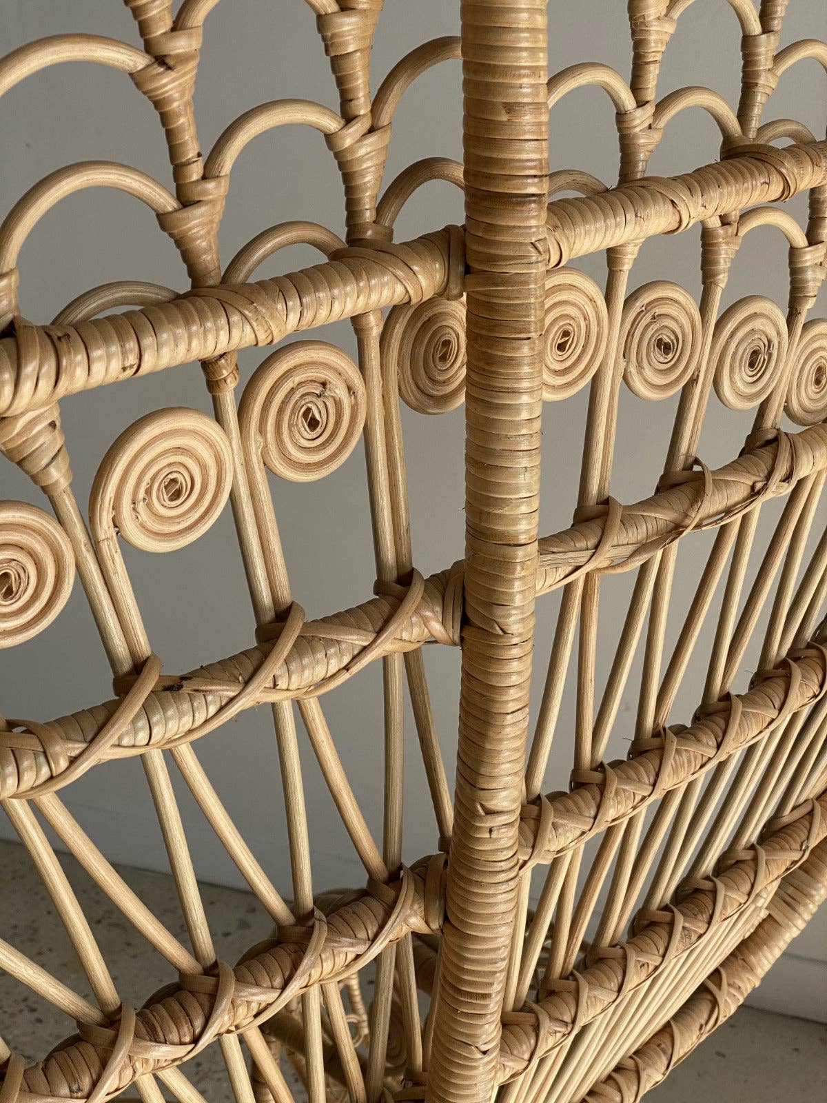 Office Objets - Wholesale Chair - Emmanuelle armchair in rattan with peacock patterns42