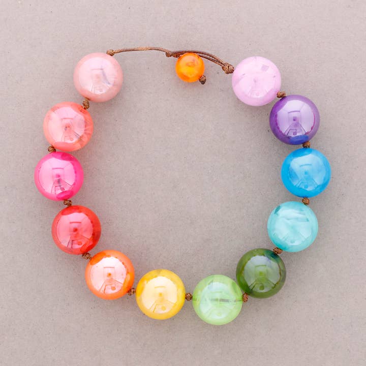 Halskæde Kugler Perler Harpiks(A) for engroshandel hos Sonata