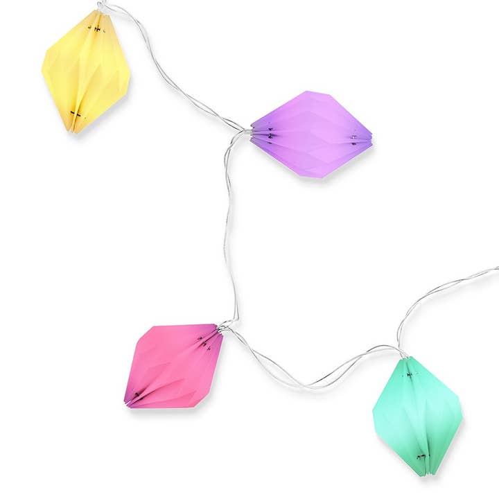 Weddingstar Inc. - Wholesale String lights - Decorative Battery Operated LED String Lights- Geo Paper