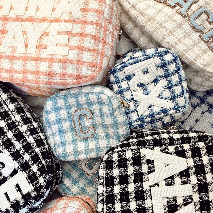 KENZKUSTOMZ - Wholesale Makeup/Cosmetic Bag - Plaid Makeup Bag Collection