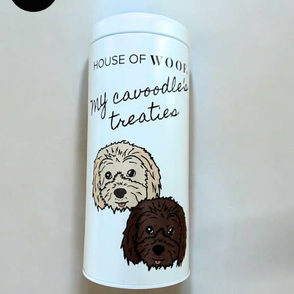 House of Woof - Wholesale Pet Treat Jar - Dog - Treat Tins0