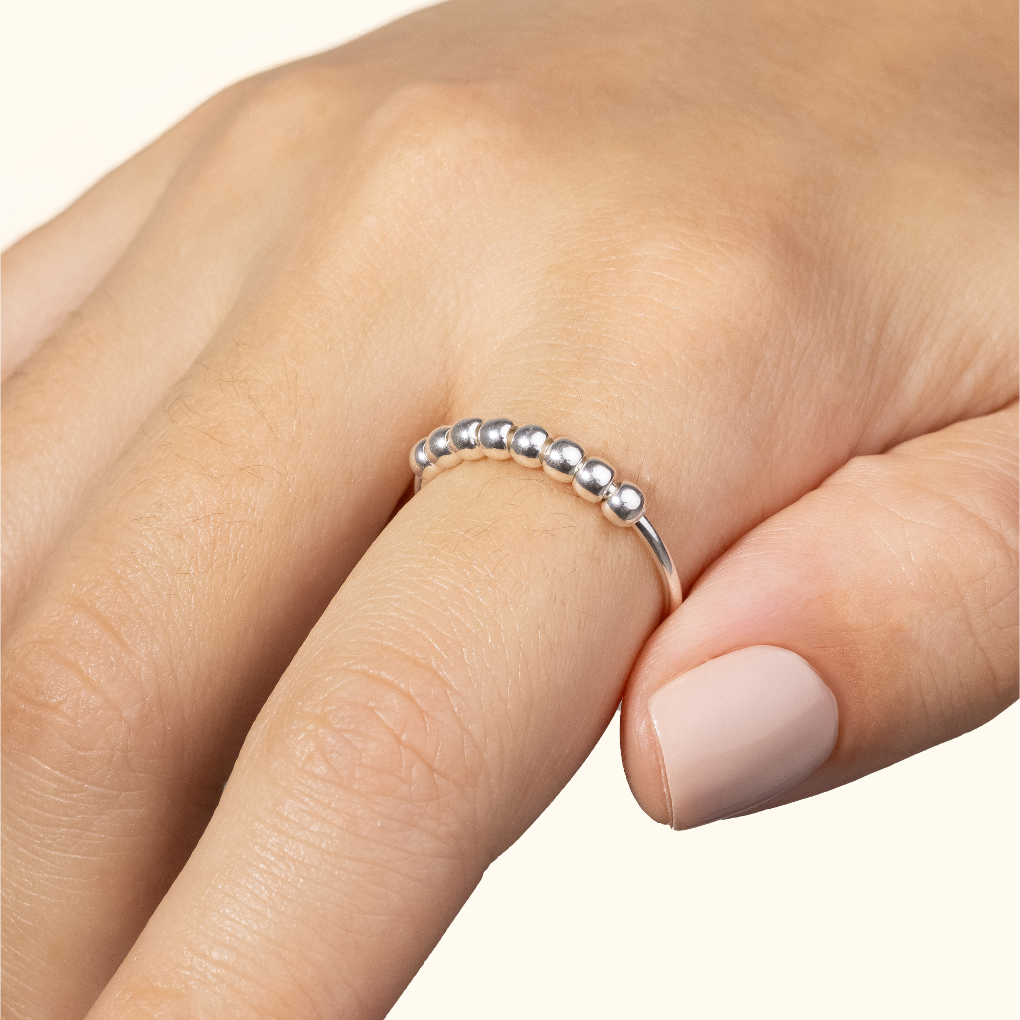 Lullie - Wholesale Band/Stacked Ring - Anxiety Ring - The Chill Slim+ Ring6