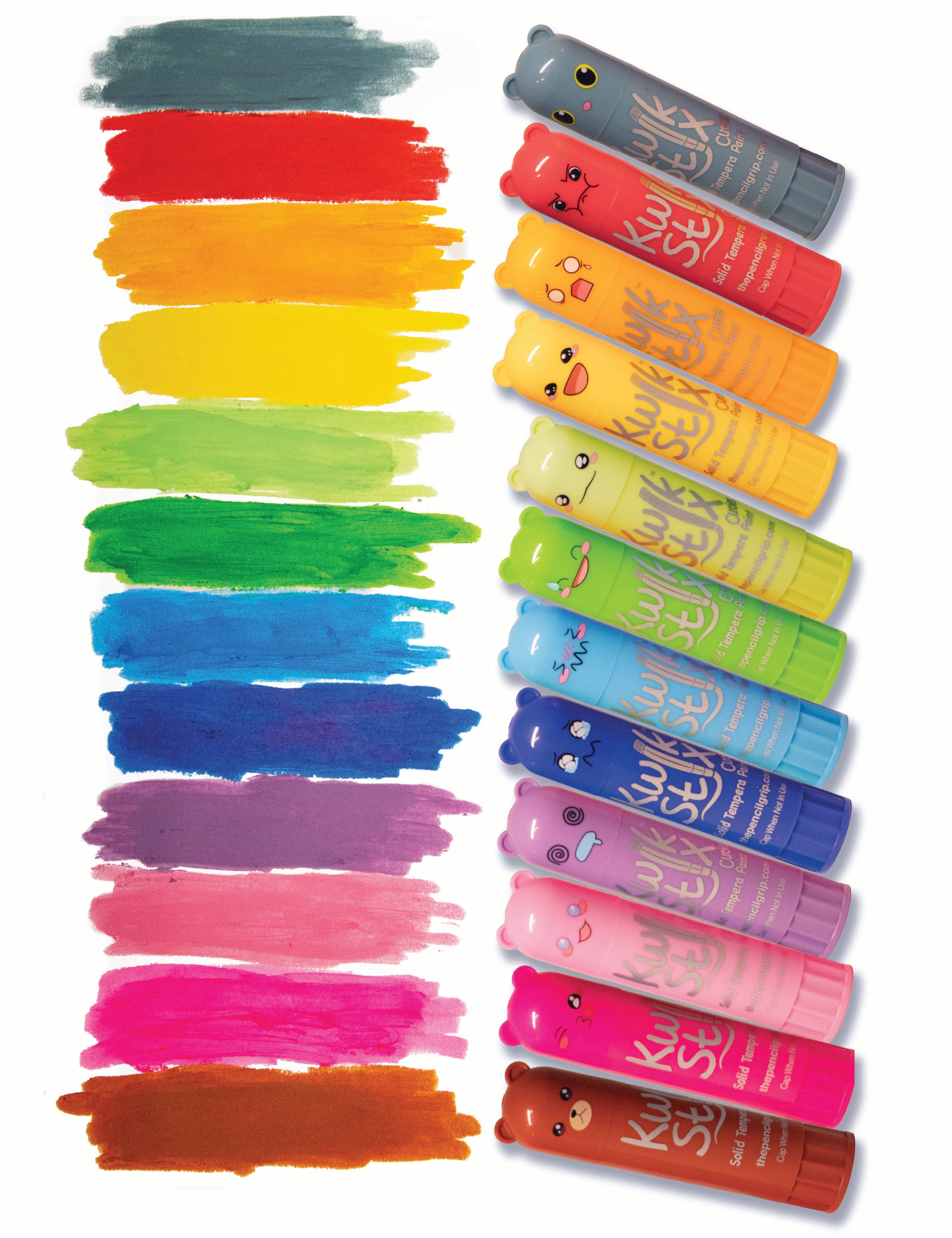 TPG Creations / The Pencil Grip - Wholesale Paint Set - Kwik Stix Cuties - 12 Colors TPG-68412