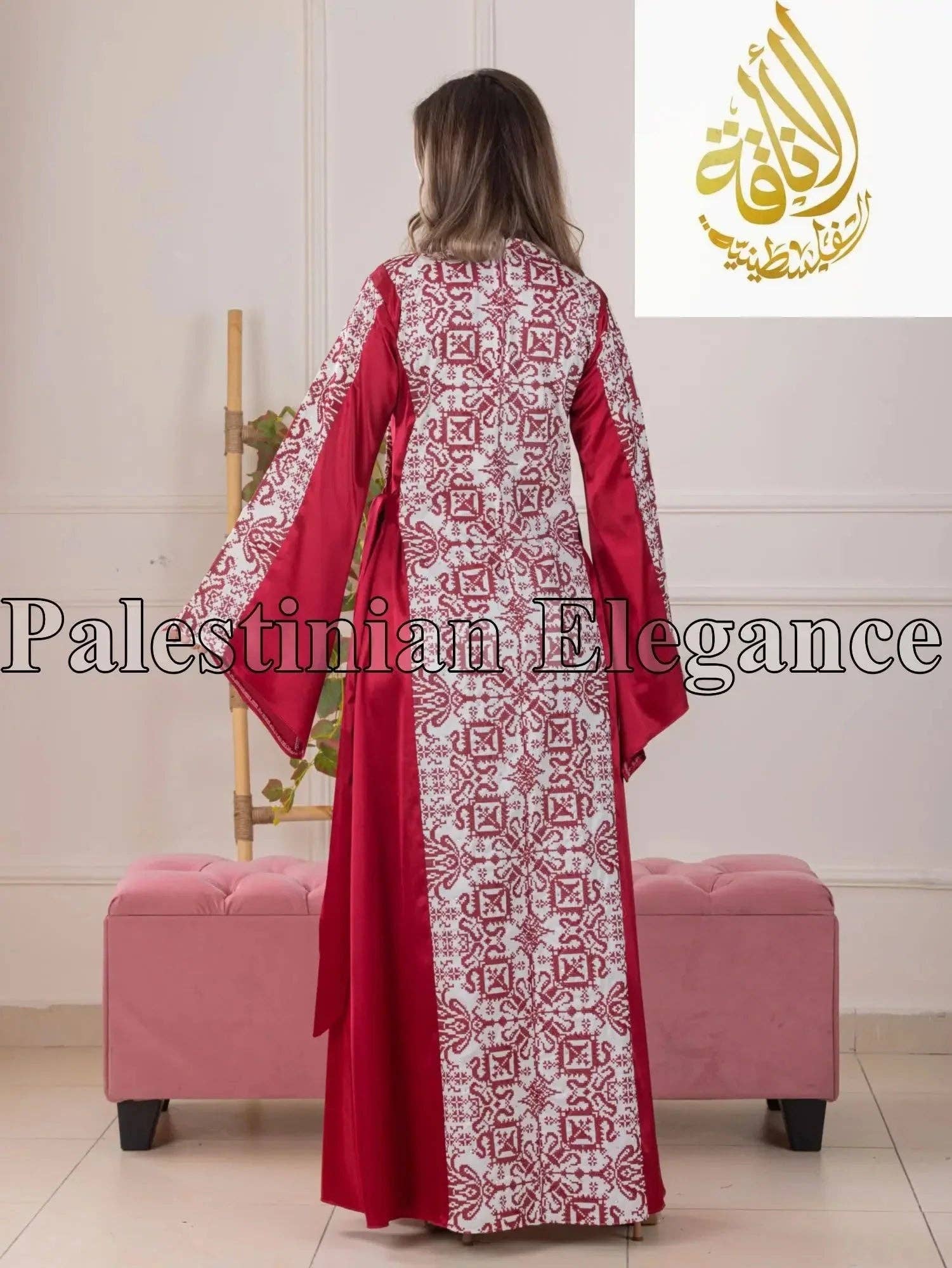 Palestinian Elegance - Wholesale Dress - Women's - Modern Zahra Embroidered Dress | Modest Palestinian Thobe16