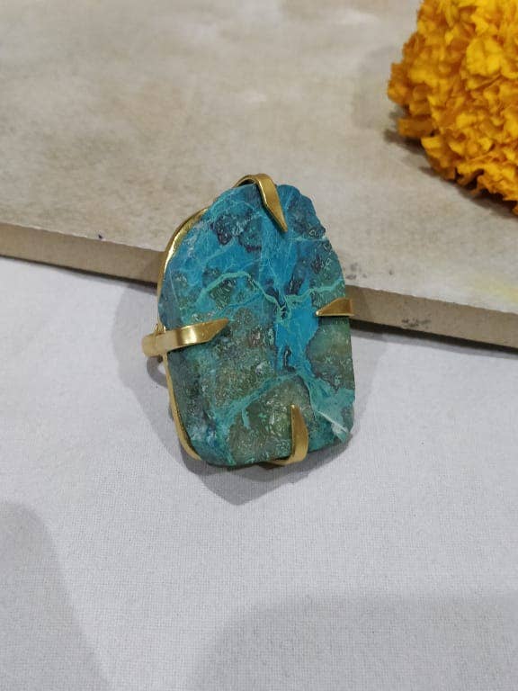 Aventurine Ring for wholesale by Statements by Habibi