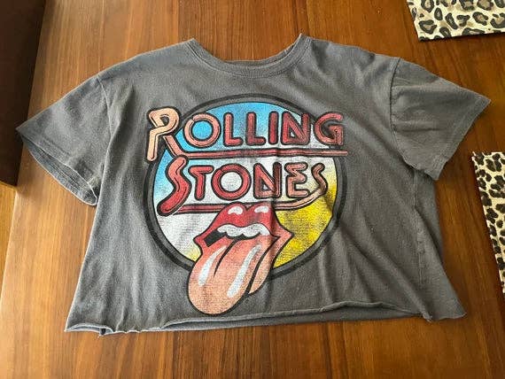 LOKA.HAUS - Wholesale Screen Printed T-Shirt - Women's - Revived Retro Rock Tee (Crop)2