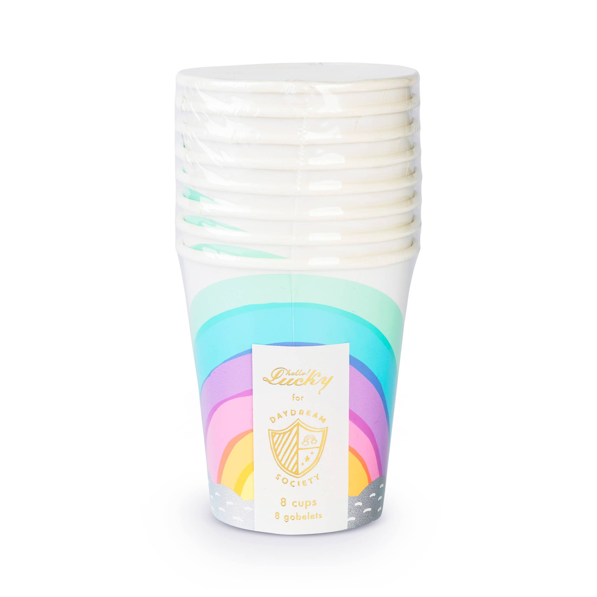 Jollity & Co. + Daydream Society - Wholesale Wegwerpbeker - Over de Rainbow 9 oz Cups - 8 Pk.3