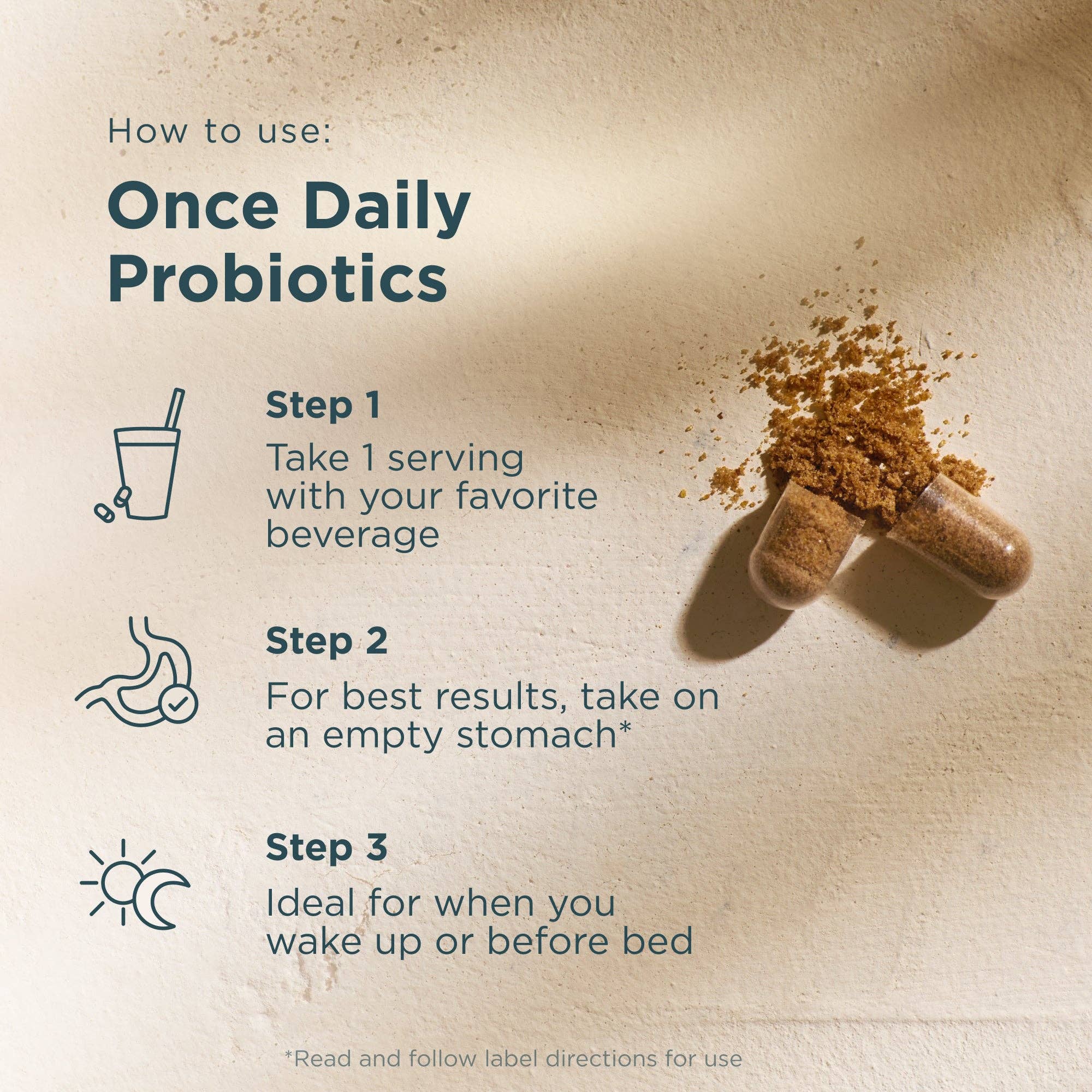 Ancient Nutrition - Wholesale Oral Supplement/Vitamin - Regenerative Organic Certified® Once Daily Probiotics | Capsules (30 Capsules)3