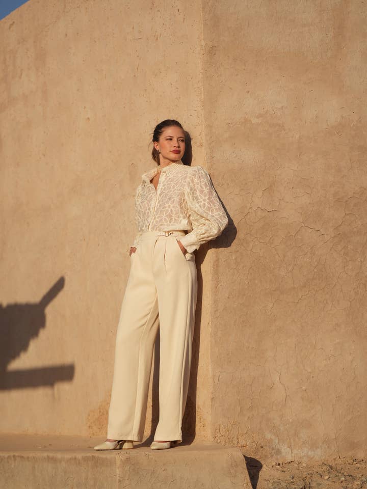 LULUMARY – Großhandel Bluse – Damen – Spitzenhemd CH232A4