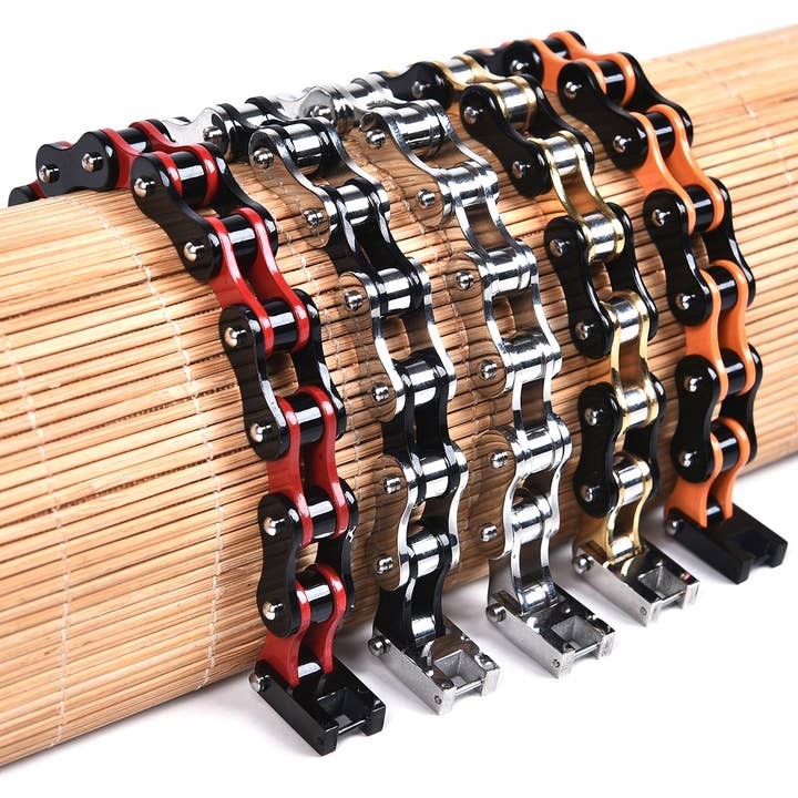 Mad Man - Wholesale Link & Chain Bracelet - Dakata Stainless Bike Chain Bracelet5