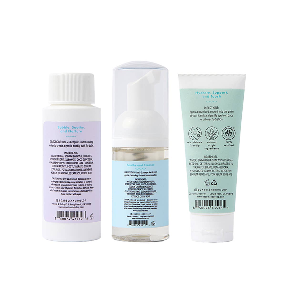 Dabble & Dollop® - Wholesale Bath & Body Set - Baby - Bundle of Joy Mini Kit - EWG & Fragrance Free3