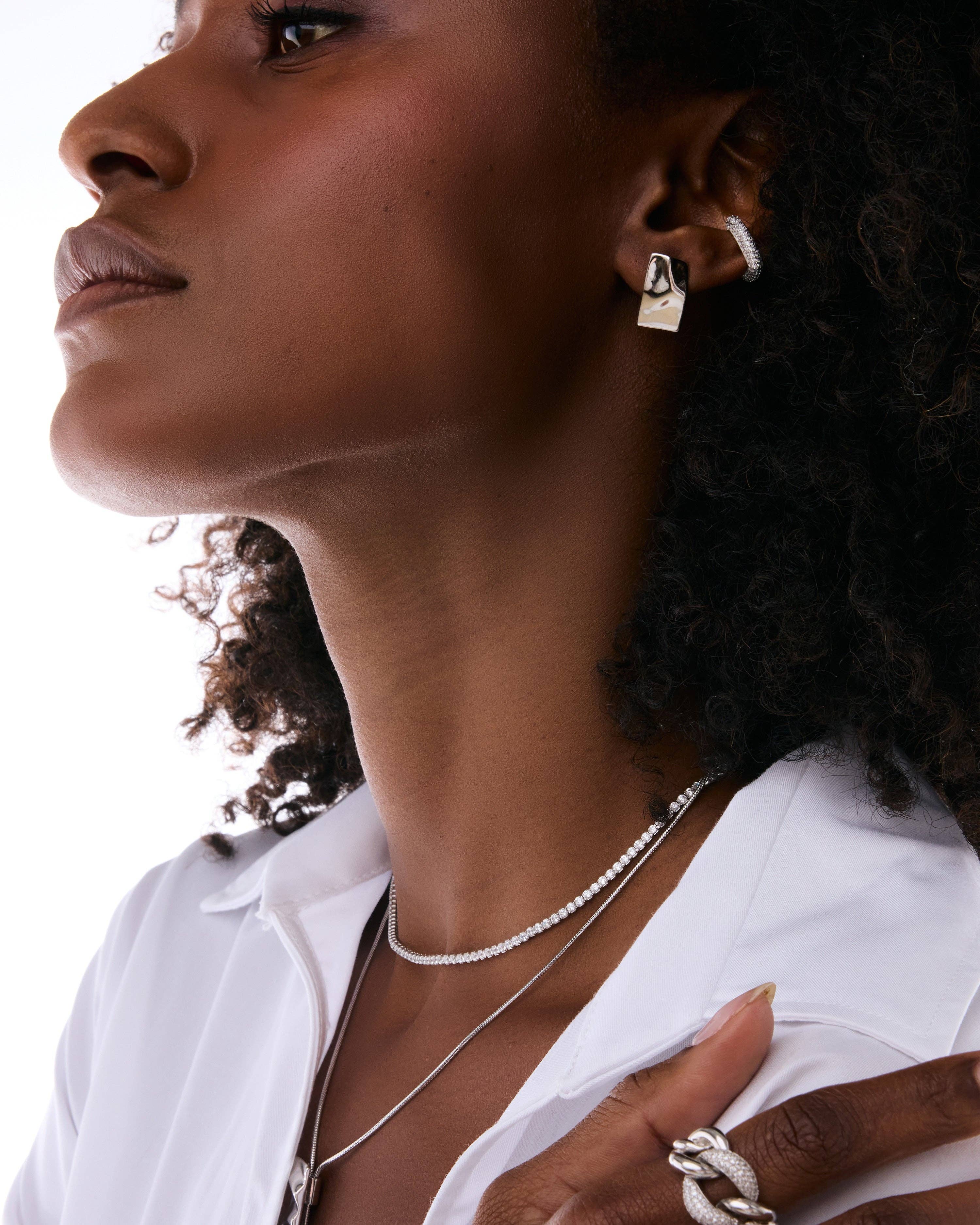 roberta amsterdam - Wholesale Dangle Earrings - Gita earrings - Silver3