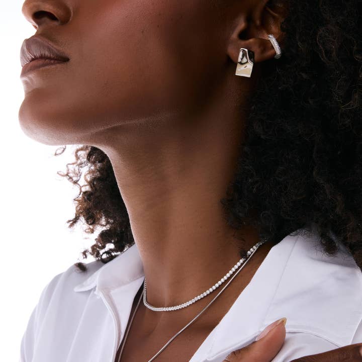 roberta amsterdam - Wholesale Dangle Earrings - Gita earrings - Silver3