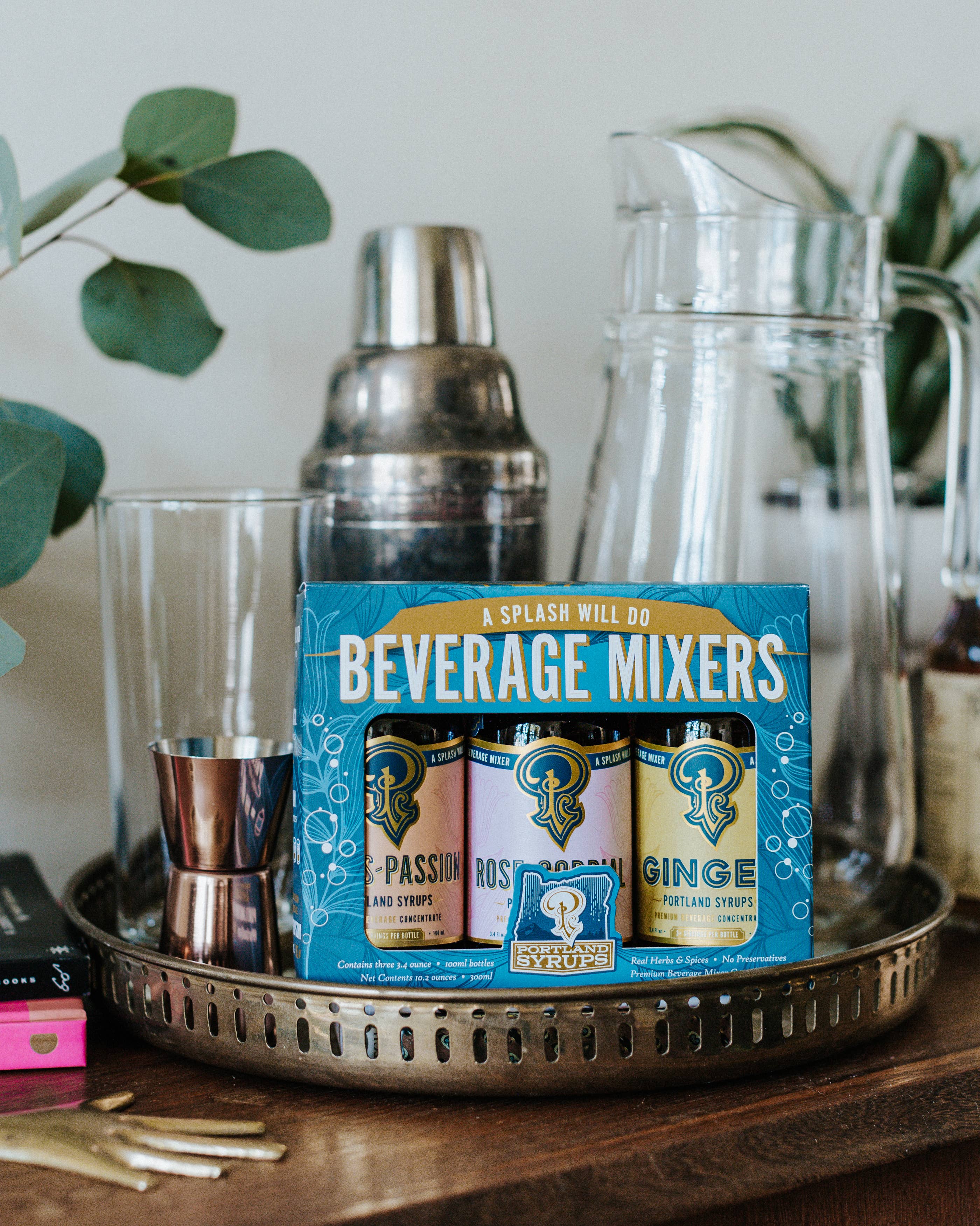 Portland Syrups - Wholesale Cocktail Mix/Syrup - Gift Set - Blue Standard Cocktail / Mocktail Drink Mixers1