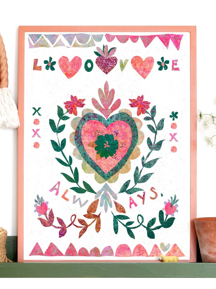 Love Always Print for wholesale by Floradore