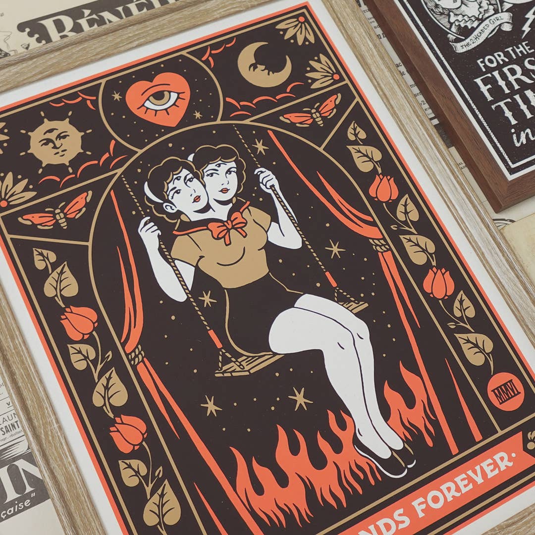 Yeaaah! Studio - Wholesale Poster - “BFF” poster (Size 30x40cm)2