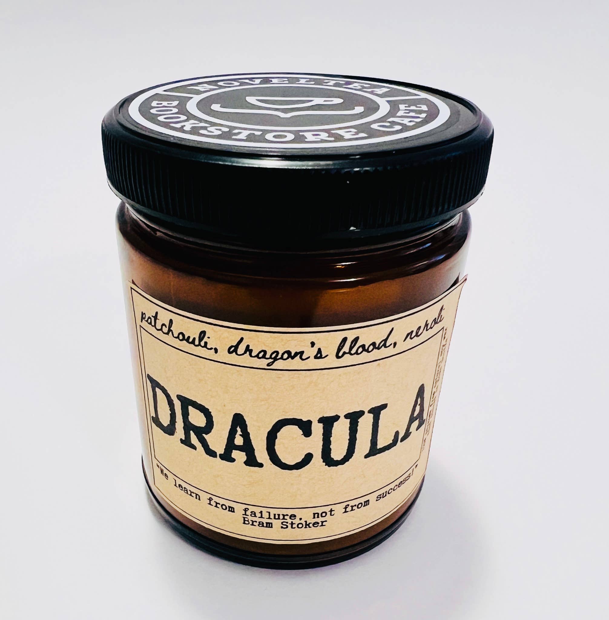 NovelTea Bookstore & Gifts - Wholesale Jar/Filled Candle - Dracula - Incense Scented Candle8