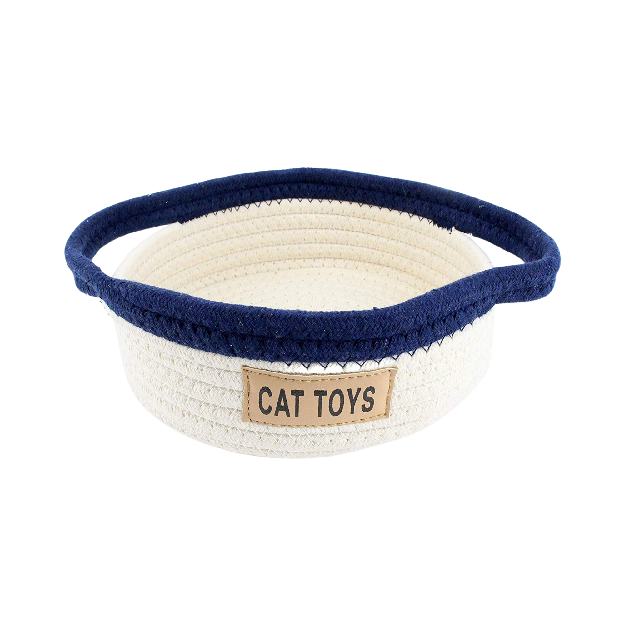 Midlee Designs - Wholesale Pet Toy - Cat - Midlee Cat Toy Rope Cotton Basket (Small)3