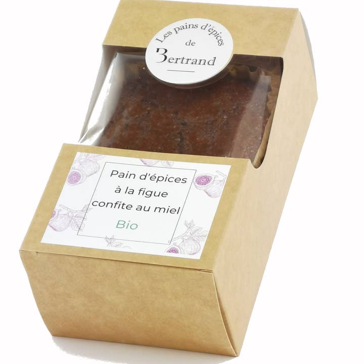LES PAINS D'EPICES DE BERTRAND - Vendita all'ingrosso Pane/Tortilla - Pan di zenzero con fico candito al miele BIO0