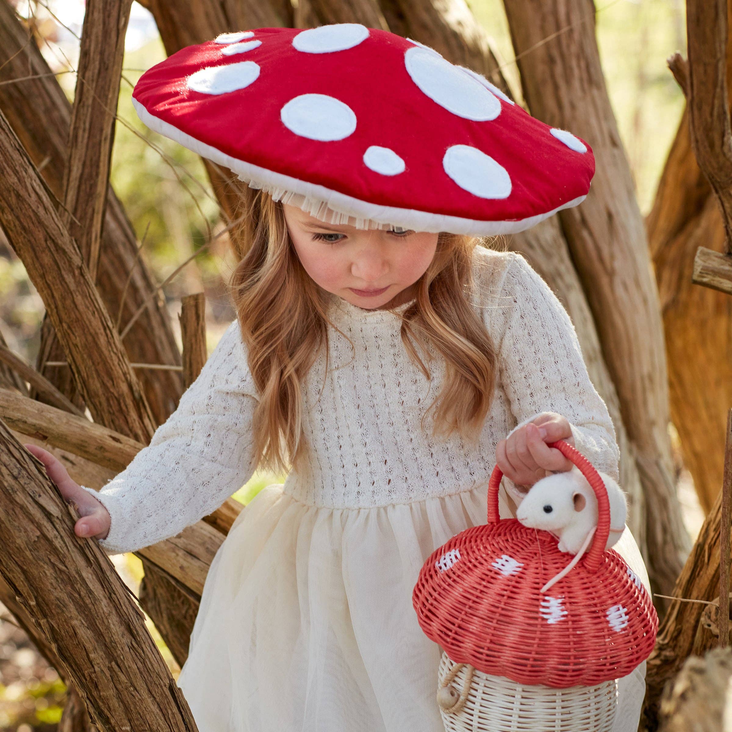 Meri Meri – Engroshandel Festhat/krone – Mushroom Hat0