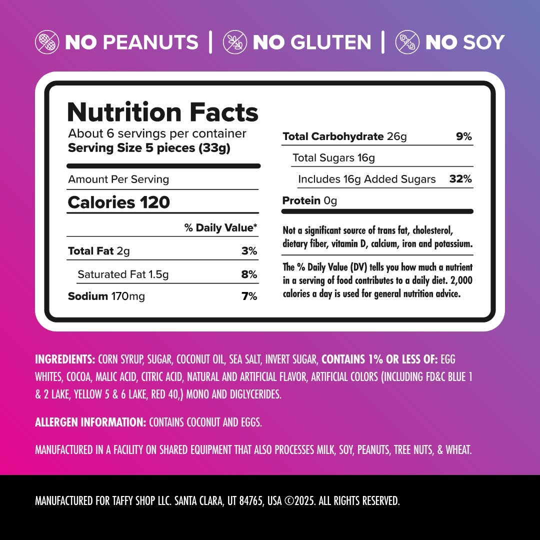 Taffy Shop - Venta al por mayor Caramelos masticables - Mezcla clásica de Taffy favoritos de Taffy Shop™6