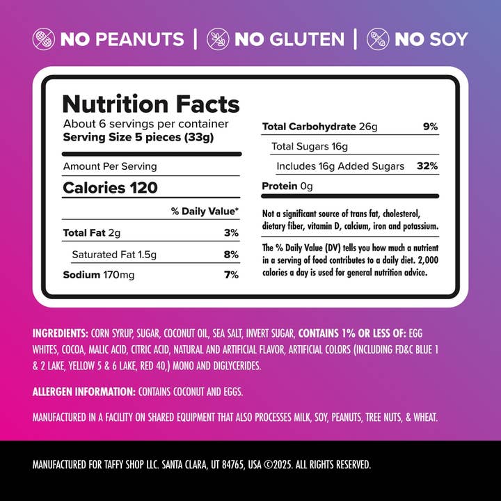 Taffy Shop - Venta al por mayor Caramelos masticables - Mezcla clásica de Taffy favoritos de Taffy Shop™6