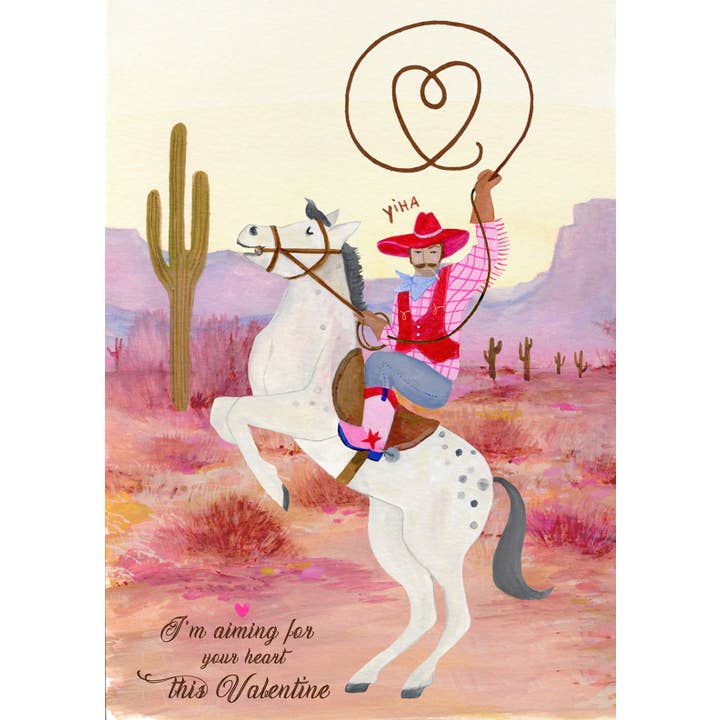 Cowboy per la vendita all'ingrosso da parte di Retrospect Greeting Cards