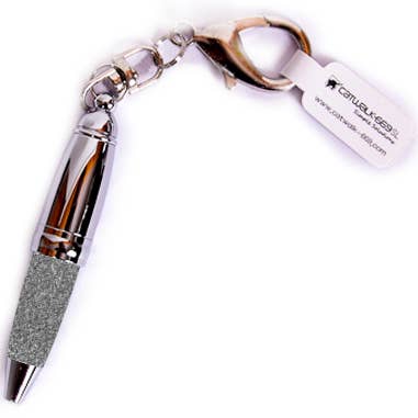 MINI PEN SILVER GLITTER for wholesale by Catwalk 669
